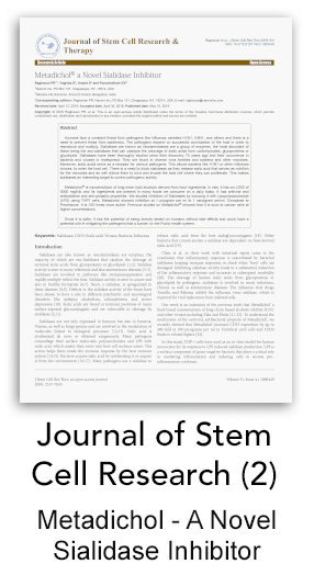 Nano Soma, Metadichol a Novel Sialidase Inhibitor