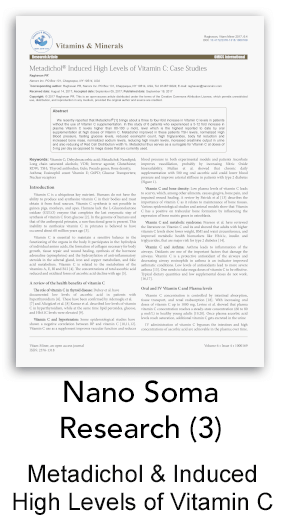 Nano Soma, Metadichol and Vitamin C